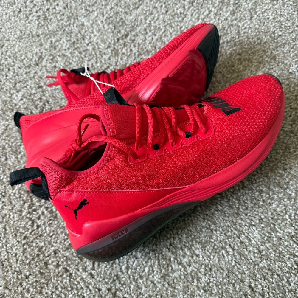 Puma Bright Red Sports Shoes